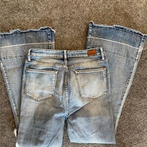 Judy Blue Women’s Giselle Tummy Control Release Hem Flare Jeans, size 11/30